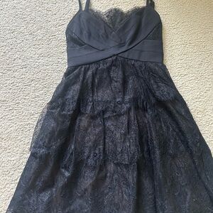 Elegant Black Lace Dress